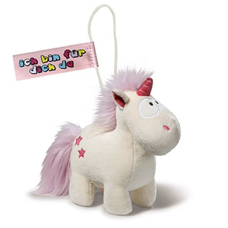 Nici 40738.0 - Einhorn Theodor mit Loop, Plüsch, 11 cm