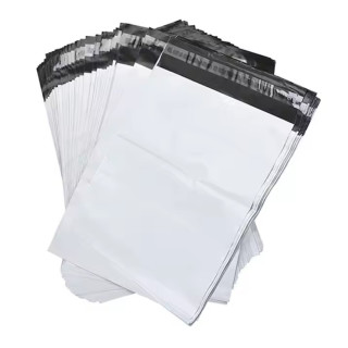 Versandbeutel Premium 60μm LDPE COEX Selbstklebend Versandtaschen Schwarz/Weiss Poly Mailers