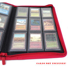 Docsmagic.de Pro-Player 9-Pocket Zip-Album Red - 360 Card Binder - MTG - PKM - YGO - Reissverschluss Rot